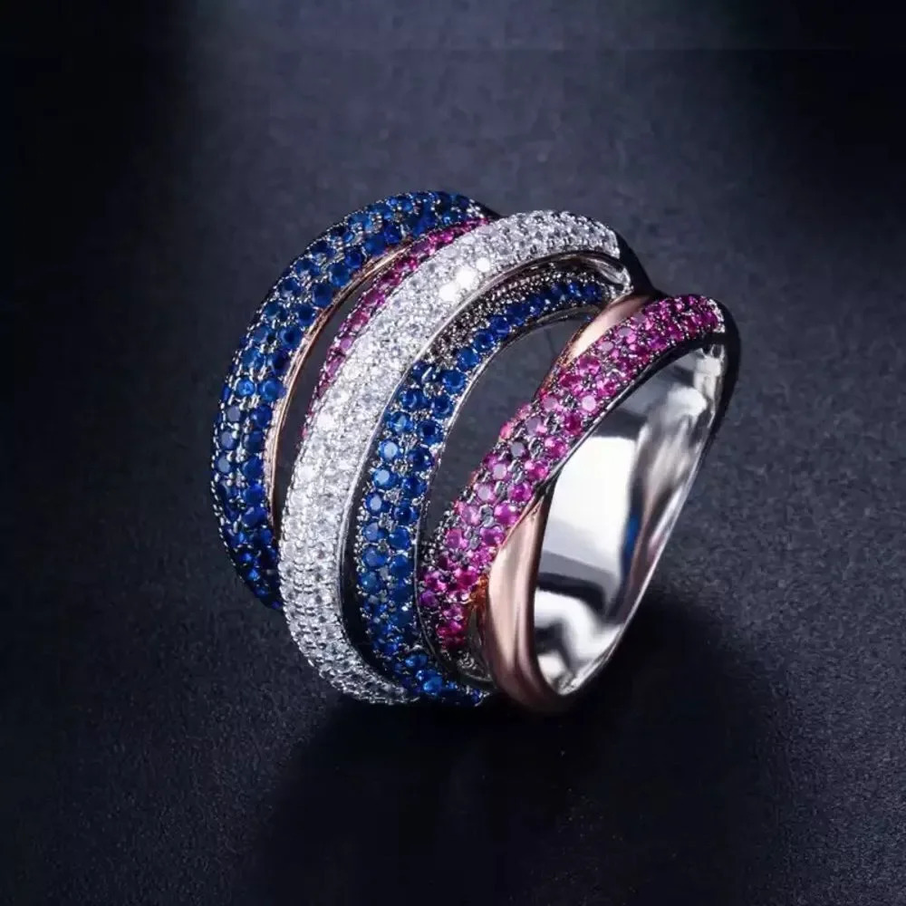 VQ Cubic Zircon Ring - Picture 2 of 2
